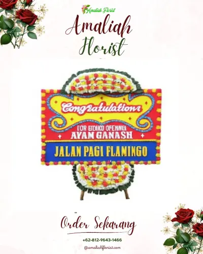 Bunga Papan Congratulation di Sukajawa